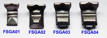 Preview: Visier, Golden Age 1, schmal, Stahl